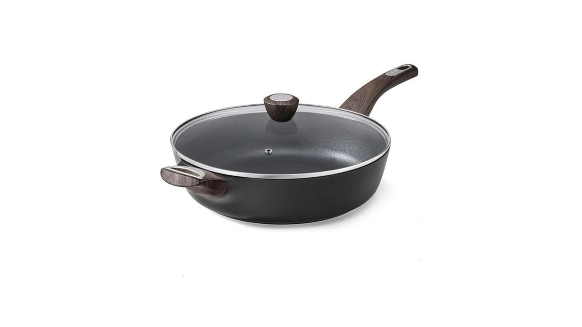 Sensarte Nonstick Frying Pan Skillet With Lid, 12 Inch Large