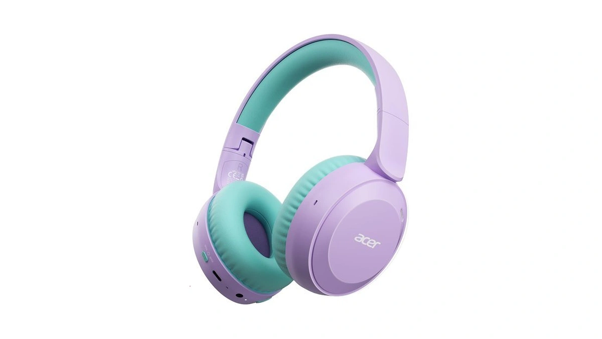 Acer Kids Bluetooth Headphones, 85/94db Volume Limited, 60h Playtime, Bluetooth