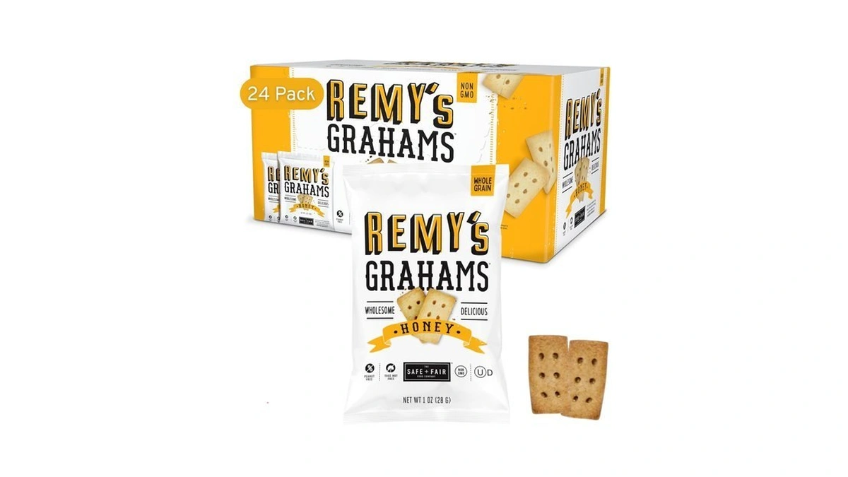The Safe + Fair Food Company Remy's Honey Grahams 24ct