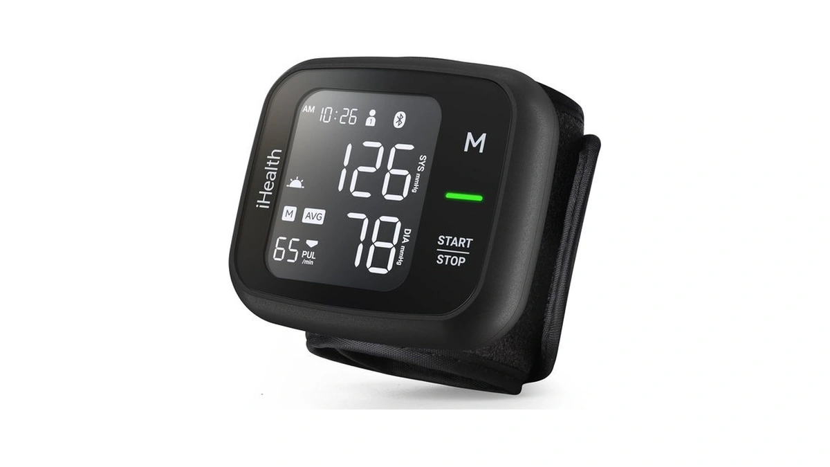 Ihealth Pulse Bluetooth Wrist Blood Pressure Monitor For Home Use