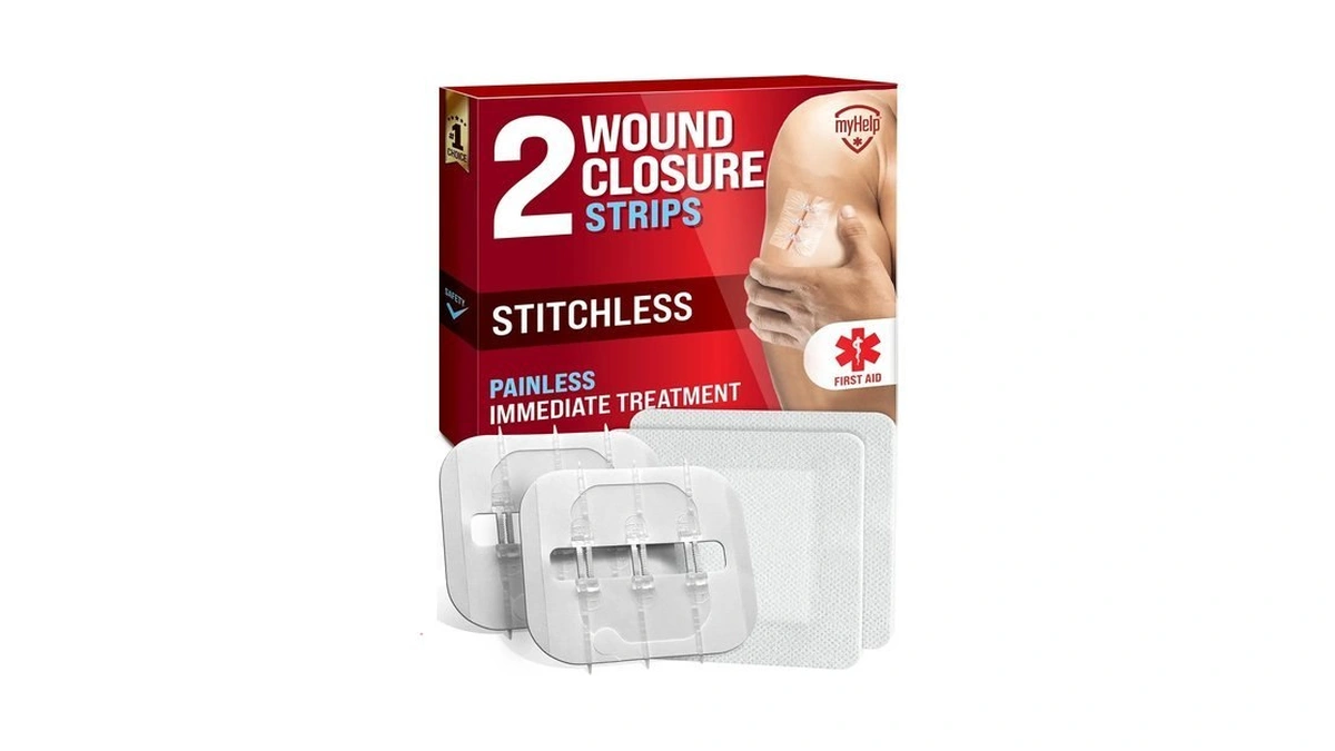 Emergency Wound Closure Strips - 2pk - Laceration Closure Kit
