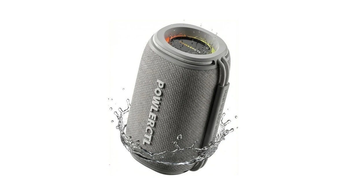 Powlerctl Bluetooth Speaker, 360° Portable Wireless Speaker, Ipx6 Waterproof, Bluetooth