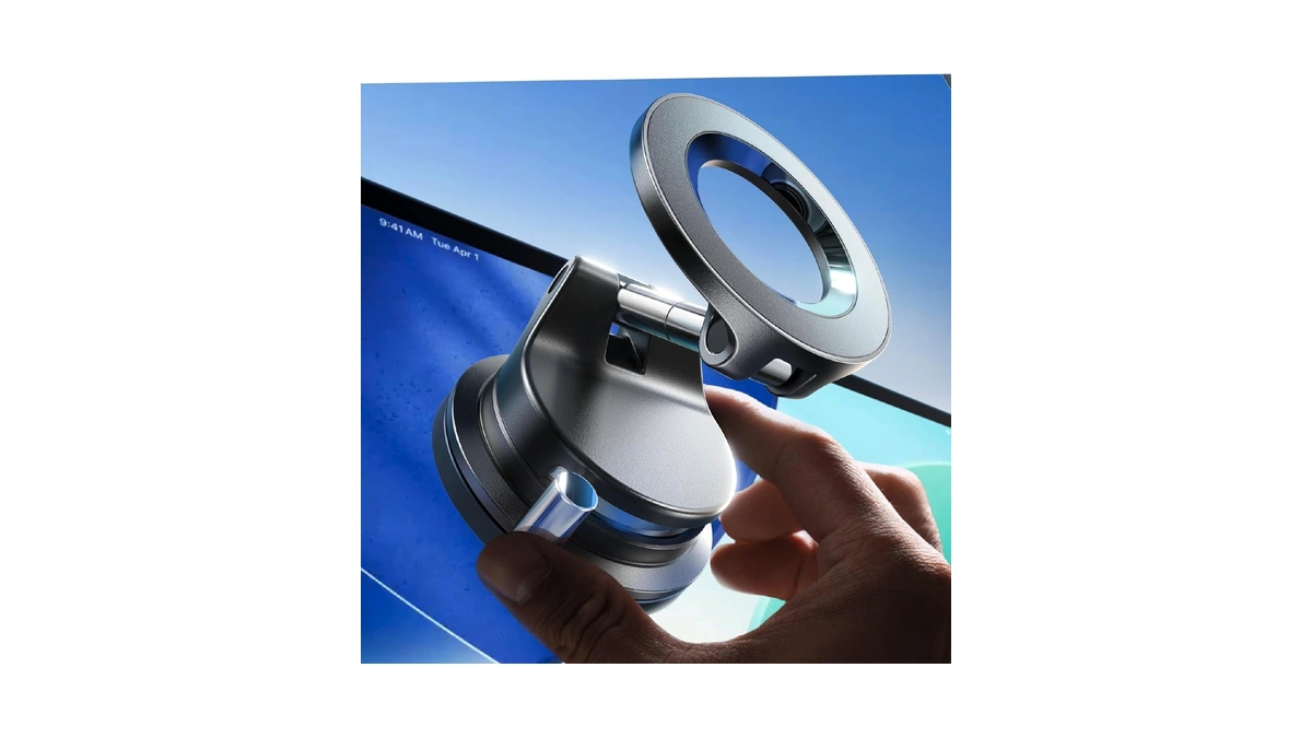 Lisen For Magsafe Car Mount [3800gf Strong Magnet&90+lbs Suction] 360°