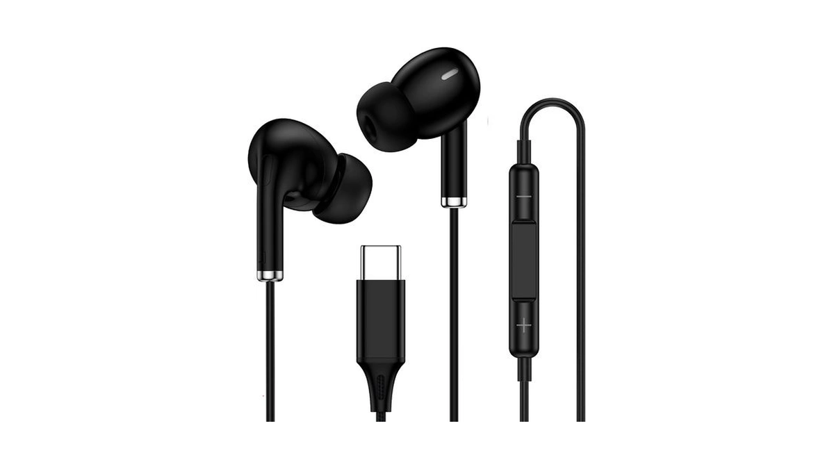 Usb C Headphones With Mic Hifi Stereo Earphone For Samsung