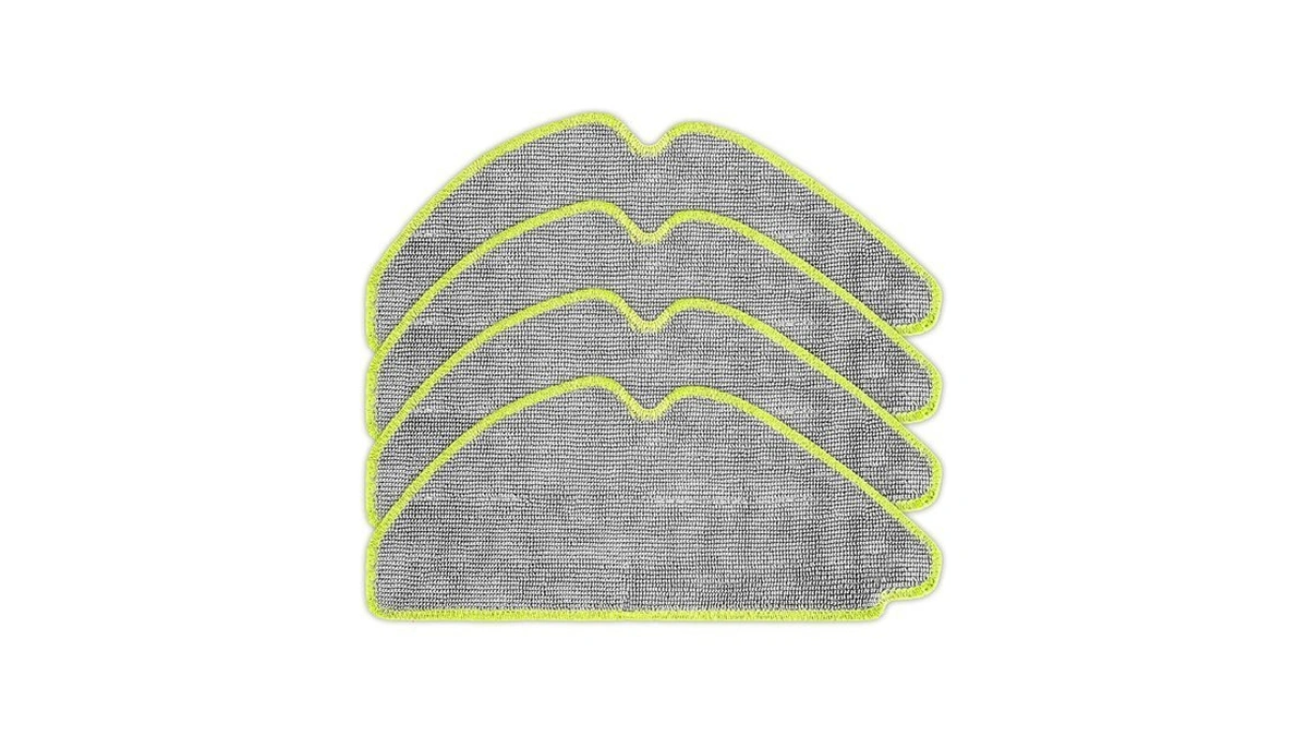 4 Replacement Mop Pads For Irobot Roomba 115 Combo, Washable