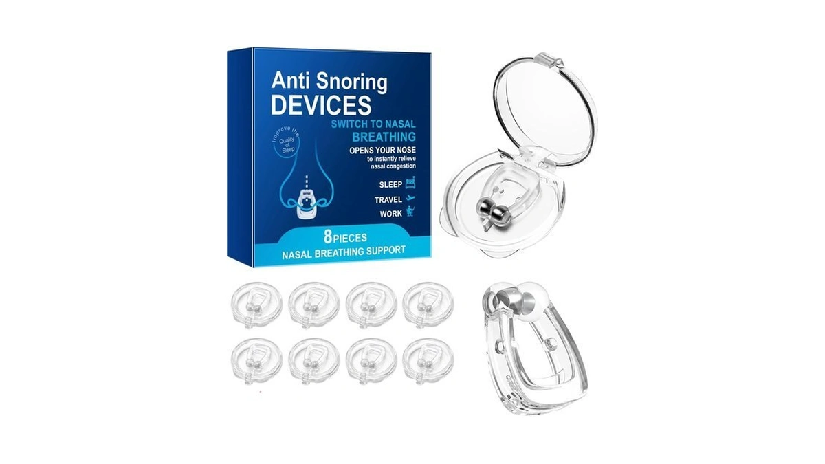 Anti Snoring Devices, Magnetic Nose Clip Snore Stopper To Reduce