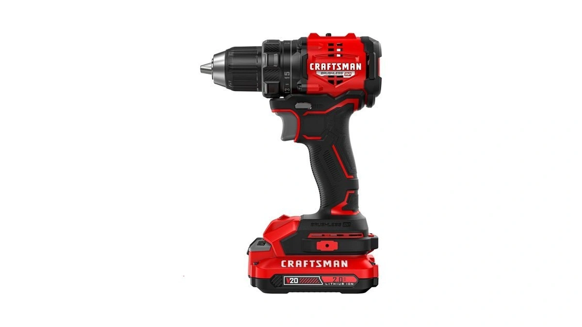 Craftsman V20 Brushless Rp Compact Drill/driver, Variable Speeed Trigger, Built