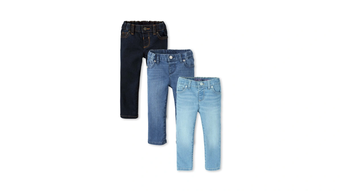The Children's Place,baby-girls,and Toddler Girls Super Skinny Jeans,blueberry Wash/lt Blue