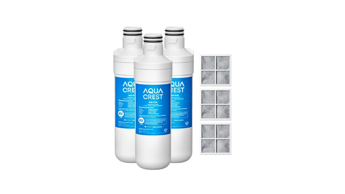 Aqua Crest Lt1000pc Refrigerator Water Filter And Air Filter, 3