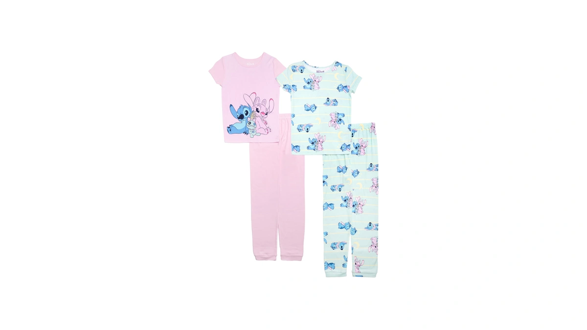 Disney Boys 4-piece Snug-fit Cotton Pajama Set, Soft & Cute