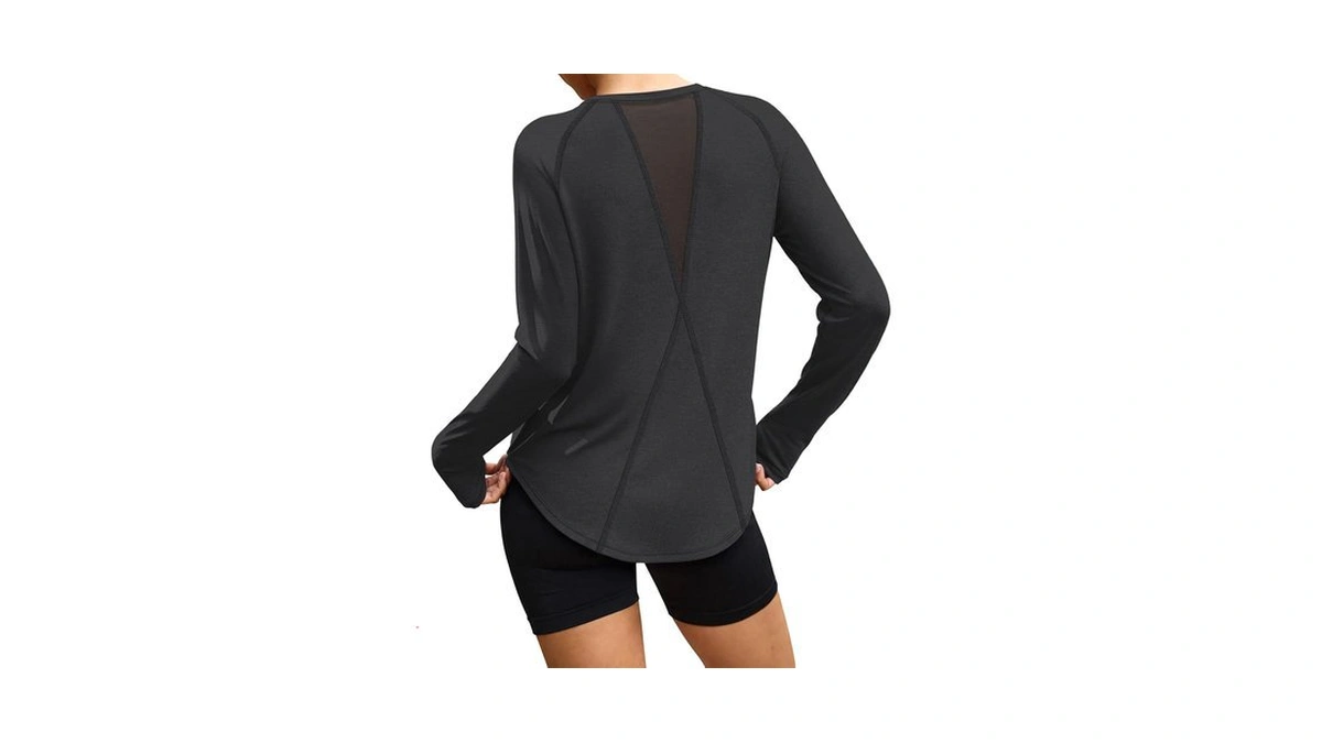 Workout Tops For Women Long Sleeve Shirts Gym Clothes Fall