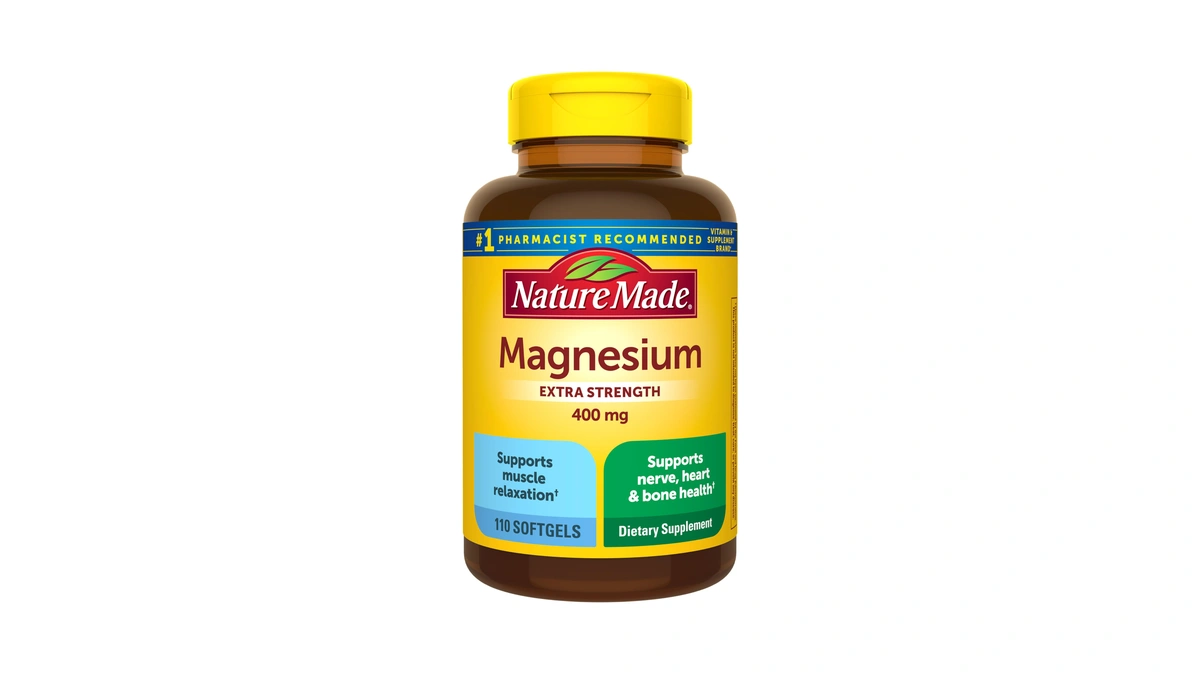 Nature Made Magnesium Oxide Extra Strength 400 Mg, 110 Softgels