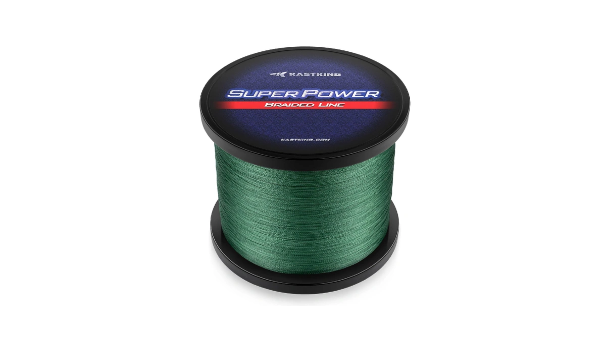 Kastking Superpower Braided Fishing Line,30lb,1097 Yds,moss Green,4x