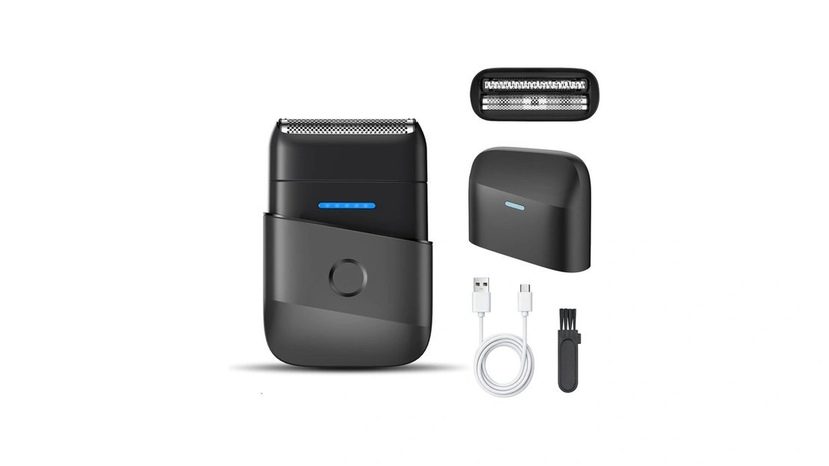 Foil Shaver, Protable Electric Razor For Men With Double Floating