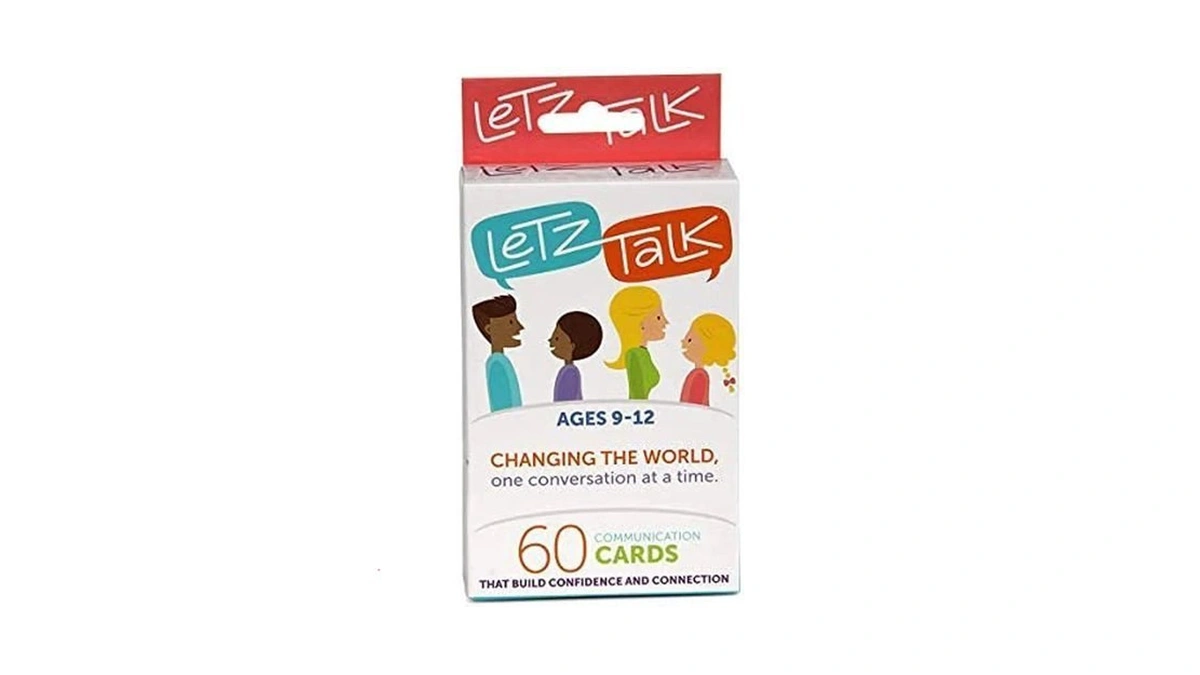 Letz Talk Conversation Cards For Kids Age 9-12 - Communication