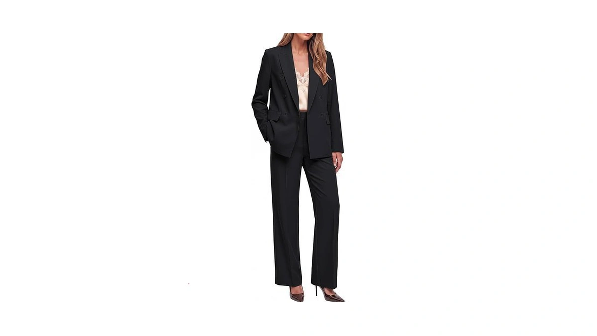 Luvamia Black Outfits For Women Pant Suits For Women Dressy