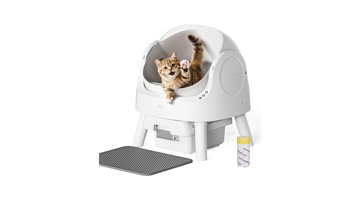 Self Cleaning Litter Box, Self Cleaning Cat Litter Box, Open-top