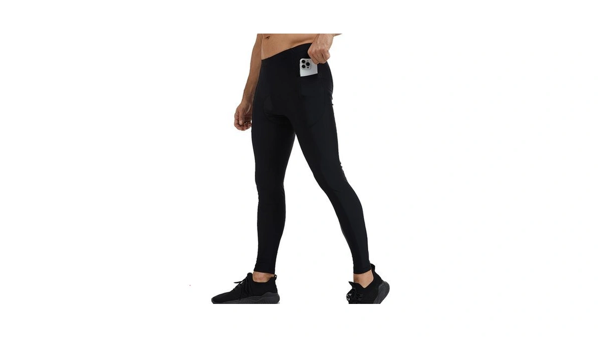 Bpbtti Men's Padded Cycling Bike Long Pant Biker Tights Biking