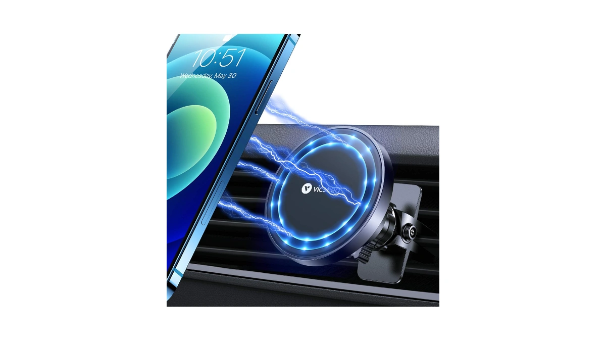 Vicseed For Magsafe Car Mount [upgraded Strongest Magnet Power] Magnetic