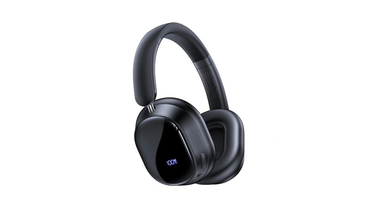 Tagry Hybird Active Noise Cancelling Bluetooth 6.4 Headphones 140 Hrs