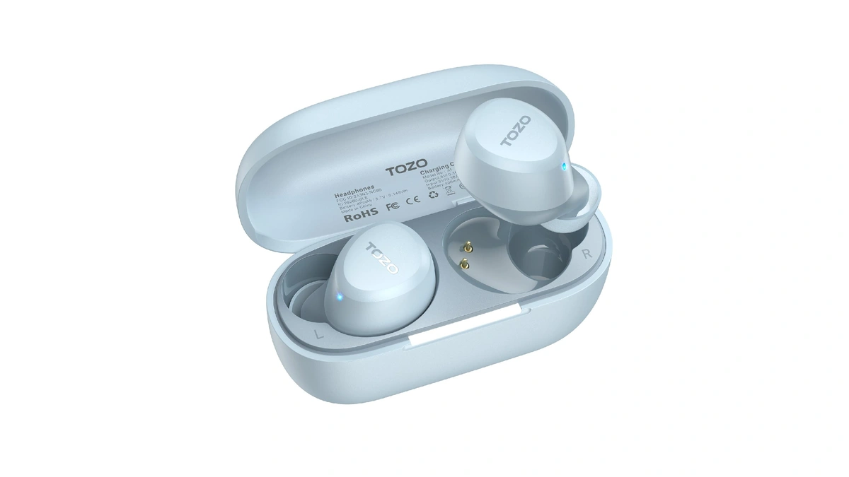 Tozo A1 Wireless Earbuds Bluetooth 5.3 Light Weight In Ear