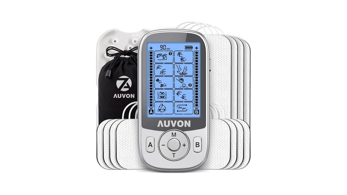 Auvon 24 Modes Dual Channel Tens Unit Muscle Stimulator For