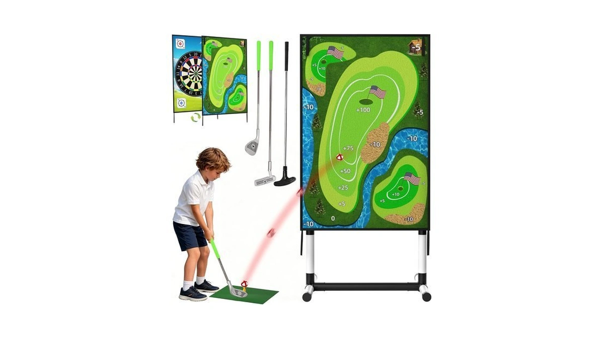 Aosite 4-in-1 Golf Game Set For Kids & Adults, Family
