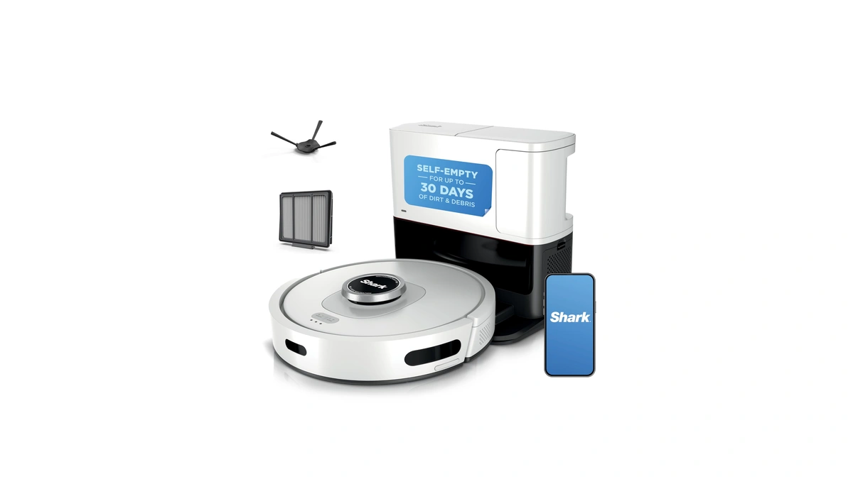 Shark Avae Ultra Robot Vacuum Black Silver