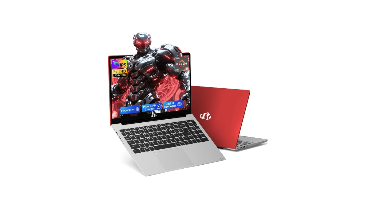 Nimo 15.6" Ips Fhd-light Gaming-laptop,amd Ryzen 5 6600h 16gb Ddr5