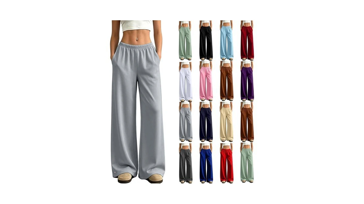 Baggy Sweatpants Women Low Rise Wide Leg Sweatpants Lounge Pants