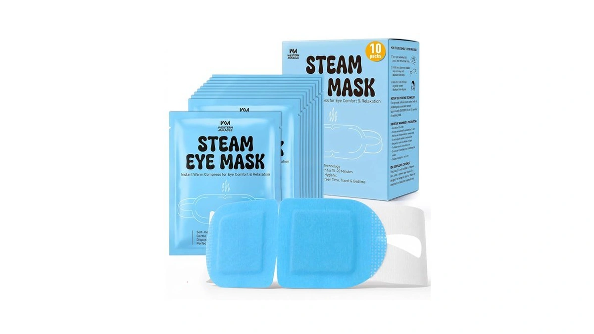 Steam Eye Mask With Self-heating 10 Packs Moist Heat Warm