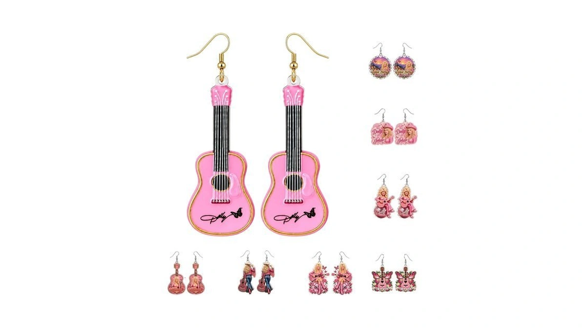 Dolly Earrings Memorial Country Music Legend Parton Accessories