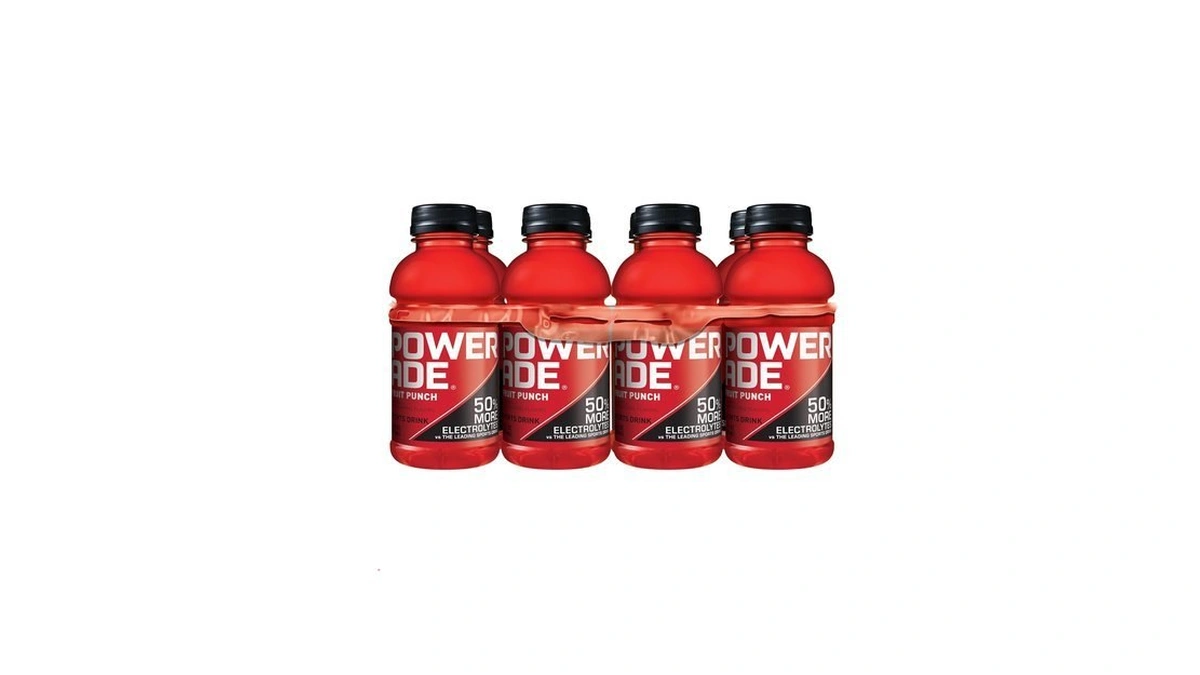 Powerade Sports Drink Fruit Punch, 12 Ounce (pack Of 8)