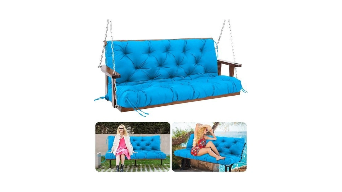 60" / 5 Ft Porch Swing Cushions Outdoor, 5" Thick