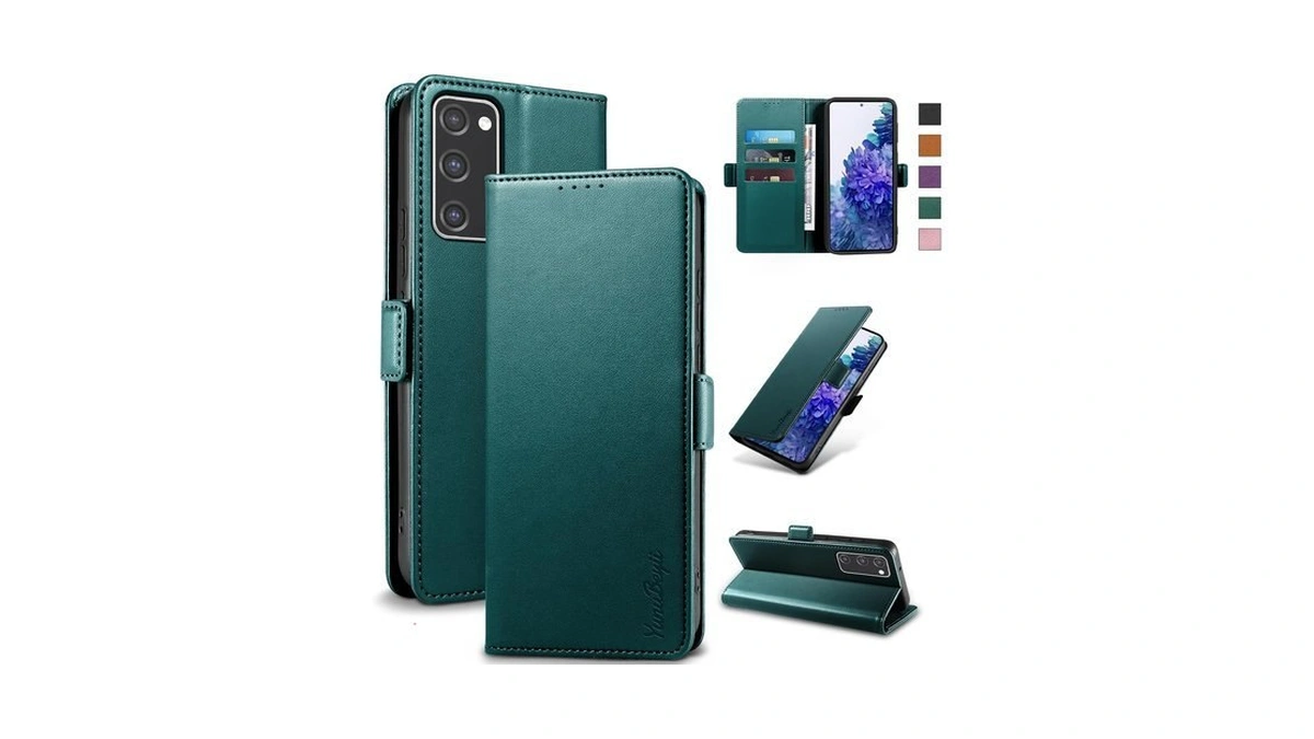 Yunubeyii Wallet Flip Case For Samsung Galaxy S20 Fe 5g,green