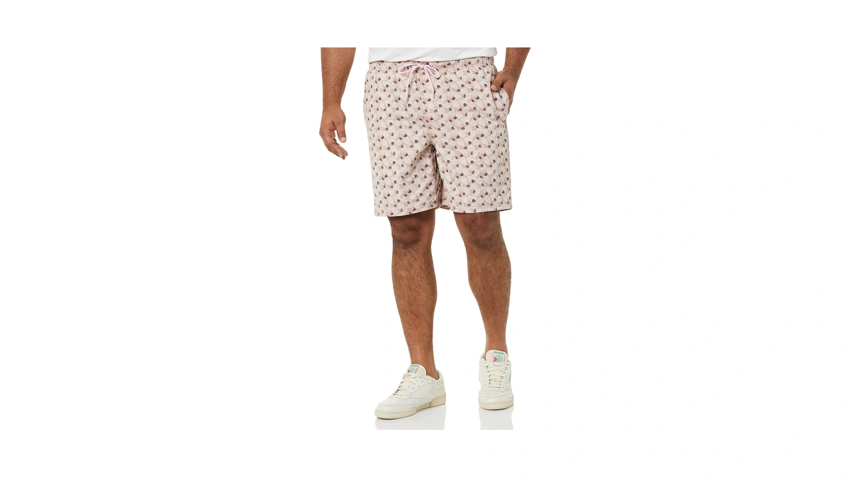 Amazon Essentials Men's 8" Inseam Relaxed-fit Cotton Drawstring Pull-on Walk