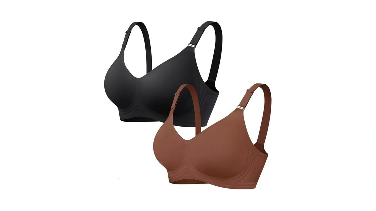 Vertvie Jelly Bra No Underwire Seamless Push Up Full Coverage,