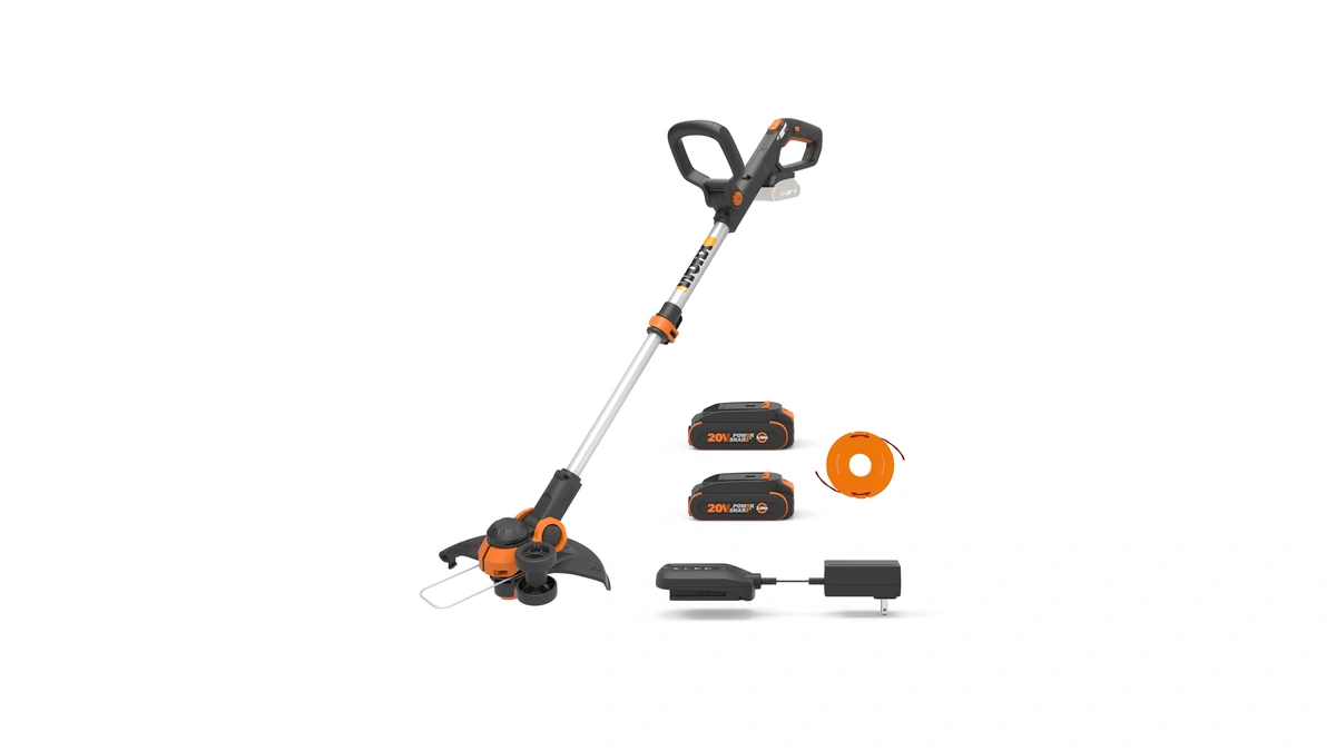 Worx 20v 12" 2-in-1 Cordless String Trimmer & Electric Lawn