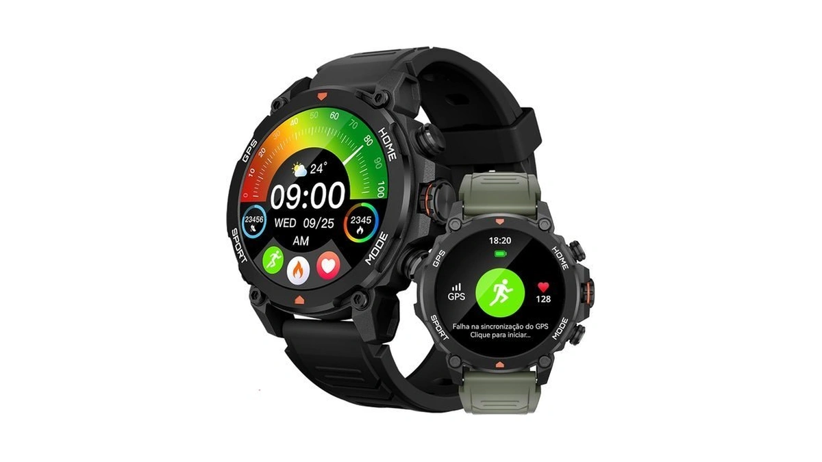 Aurafit Smart Watch For Men Women With Gps Fitness Tracker