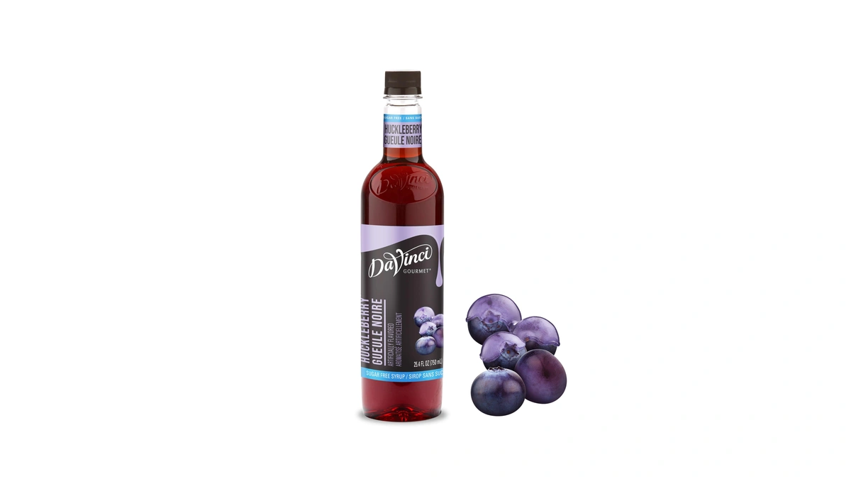 Davinci Gourmet Sugar-free Huckleberry Syrup, 25.4 Fluid Ounces (pack Of