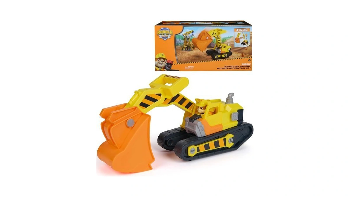 Rubble & Crew Rubbleβs Ultimate Tool Bulldozer Vehicle & Collectible