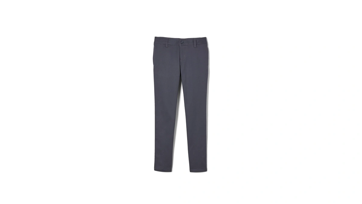 French Toast Girls Skinny Fit Stretch Twill P...