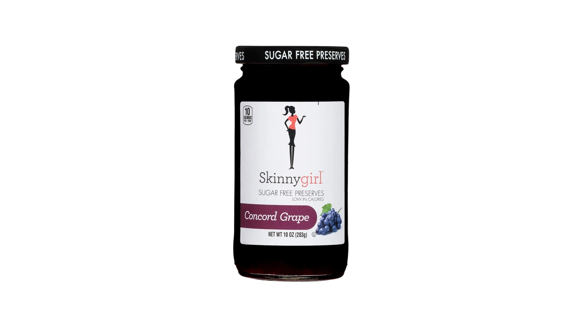 Skinnygirl Sugar Free Kosher Preserves, Concord Grape, 10 Ounce
