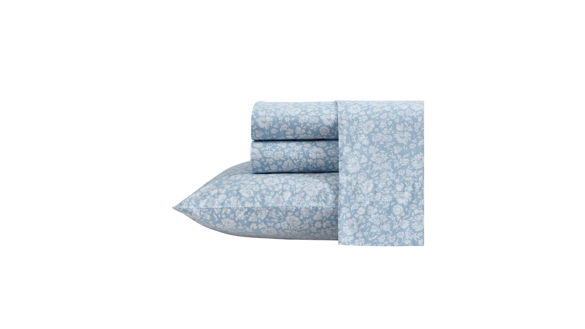 Laura Ashley - Queen Sheet Set With Fitted Sheet &