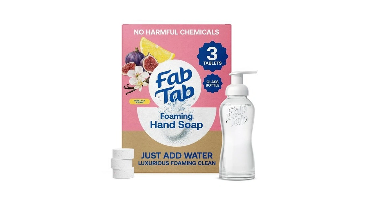 Fab Tab Foaming Hand Soap Tablets 1 Bottle + 3
