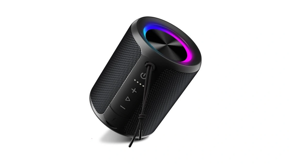 Dudgsis Portable Bluetooth Speaker, Ipx7 Waterproof Wireless Speaker With 20w