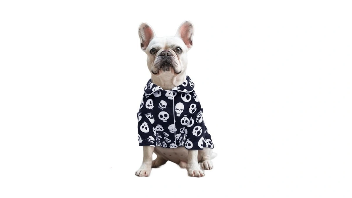 Cutebone Two-leg Velvet Pet Pajamas Girl Dog Clothes - Soft,