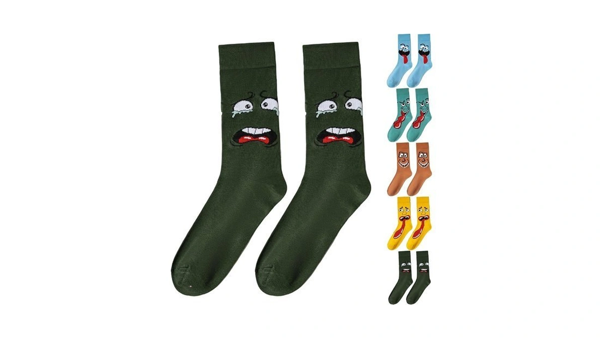 Funny Cartoon Halloween Socks Womens Girls Boys Novelty Crew Socks