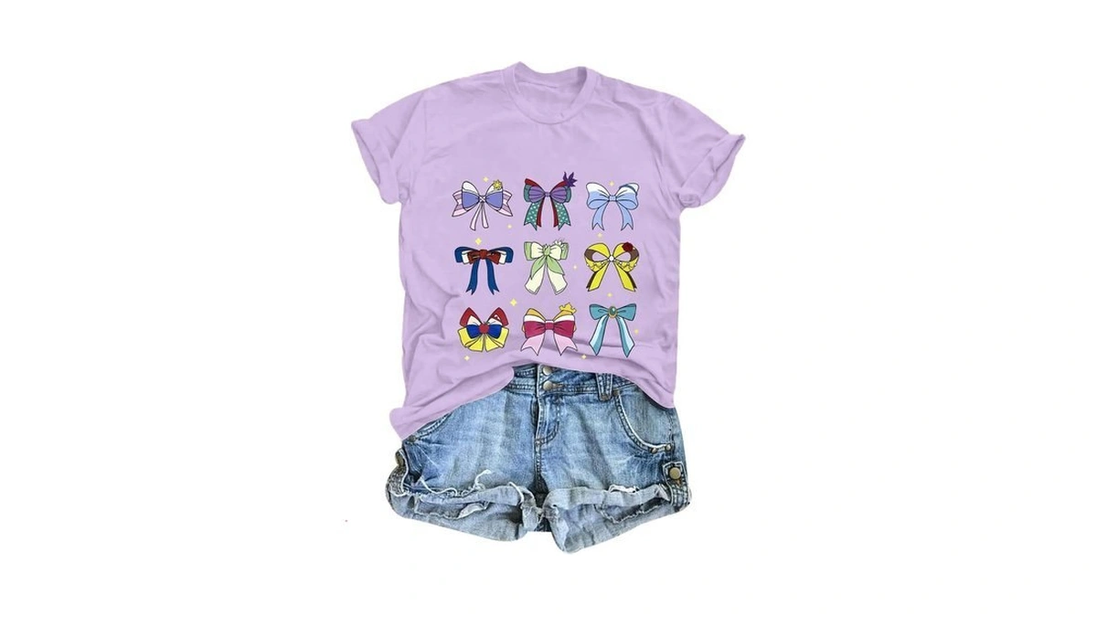 Magical Shirt For Women Magic Kingdom Princess T-shirts Purple