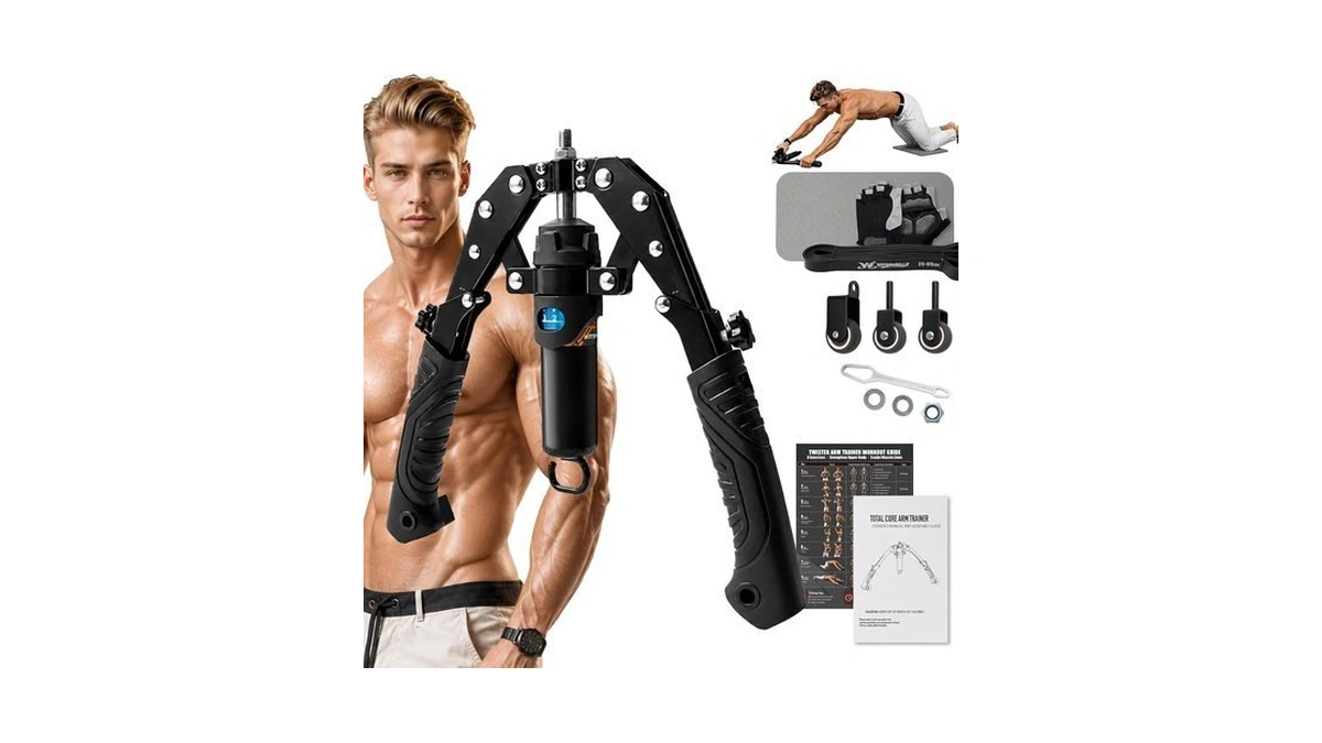 Witsparklle 3-in-1 Twister Arm Trainer Set, 22–440 Lb, 13 Length